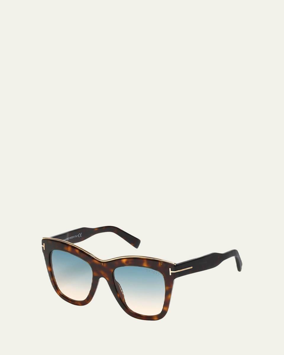 Julia Gradient Acetate Sunglasses